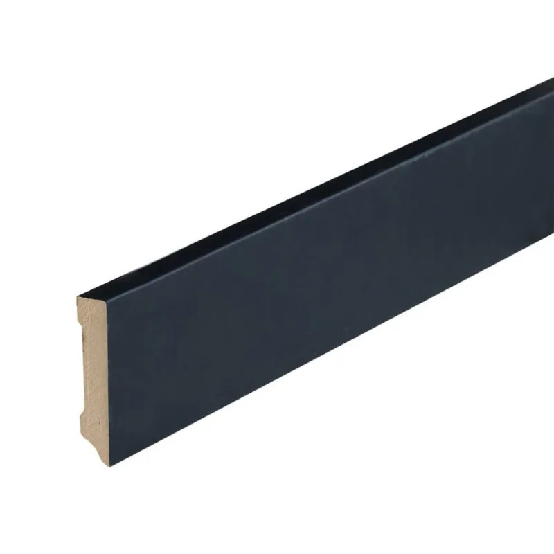 Nu Kopen Folieplint plint 70x15 - Amsterdam zwart RAL 9005