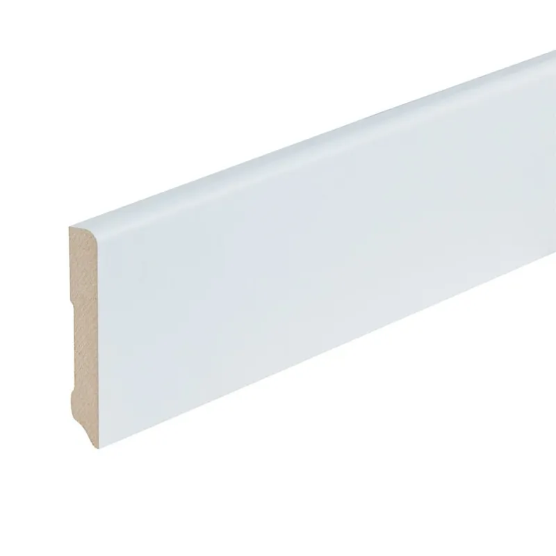 Shop Nu Folieplint plint 90x15 - Berlijn wit RAL 9010