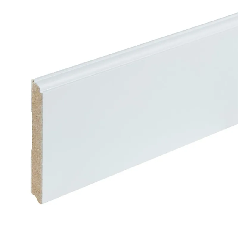 Gelakte plint 120x15 - Praag wit RAL 9010 Shop Nu