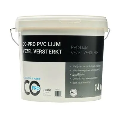 Gecertificeerd Co-pro PVC-lijm vezel versterkt - 14kg