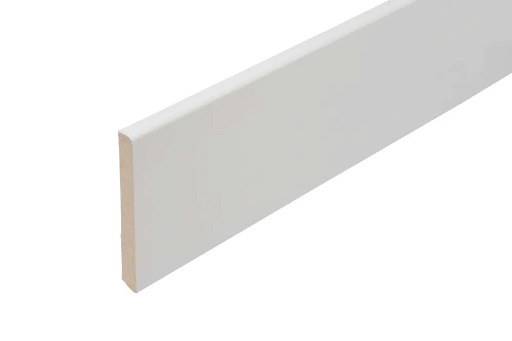 Stijlplint Blok Witfolie 12x120mm - lengte 240cm Veilige Betaling
