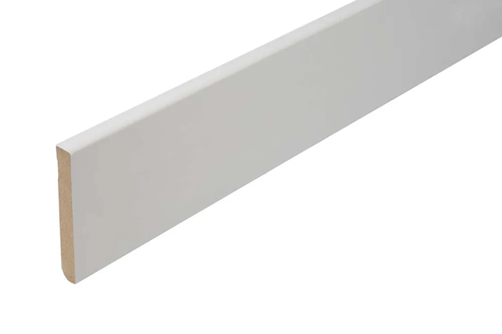 Stijlplint Blok Witfolie 12x100mm - lengte 240cm Koop Vandaag