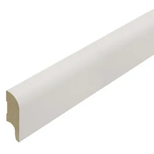 Stijlplint Koloniaal Witfolie 18x80mm - lengte 240cm Korting