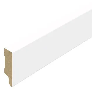 Stijlplint Blok Witfolie 18x58mm - lengte 240cm Veilige Betaling
