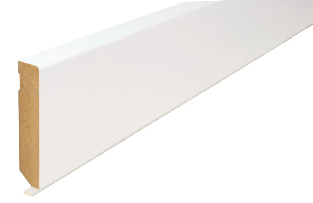 Stijlplint Blok Witfolie Akoestiek (Vito Band) 16x78mm - lengte 250cm Actieprijs