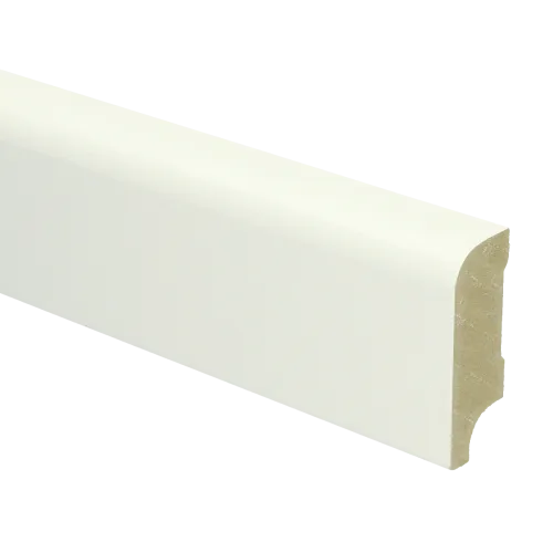MDF Koloniale plint 58x22 voorgelakt RAL9010 - lengte 240cm Gratis Retour