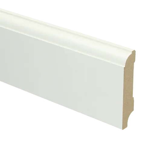 MDF Eigentijdse plint 70x15 voorgelakt RAL9010 - lengte 240cm Bestel Nu