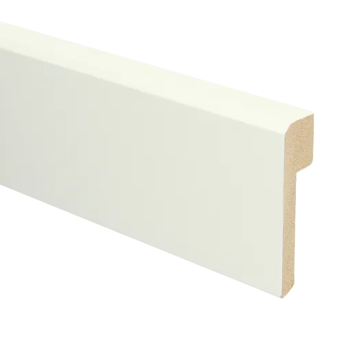 Nu Kopen MDF Renovatieplint klassiek 85x22 voorgelakt RAL9010 - lengte 240cm