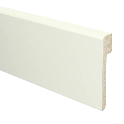 MDF Renovatieplint klassiek 120x22 voorgelakt RAL9010 - lengte240cm Voordeelprijs