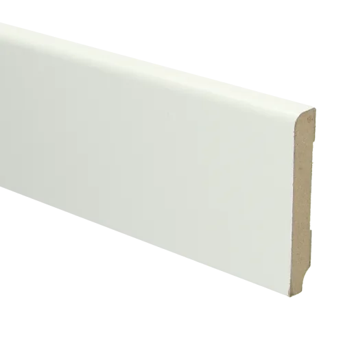 MDF Koloniale plint 90x15 voorgelakt RAL9010 - lengte 240cm Favoriet
