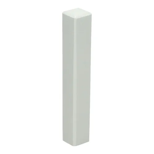 Koopje Hoek/eindstuk t.b.v. MDF plint 90x12 wit RAL 9010