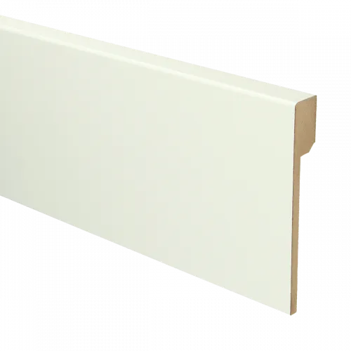 MDF Renovatieplint modern 120x18 voorgelakt RAL9010 - lengte 240cm Fabrieksprijs