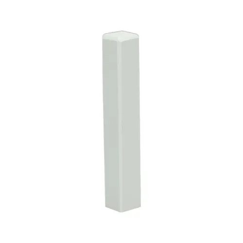 Hoek/eindstuk t.b.v. MDF plint 90x12 wit RAL9016 Aanbieding