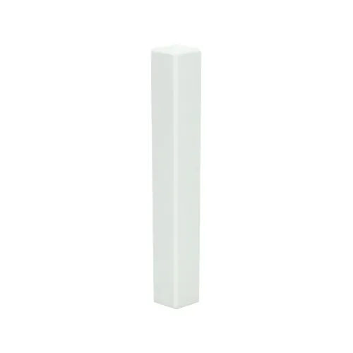 Lage Prijs Hoek/eindstuk t.b.v. MDF plint 120x15 wit RAL9016