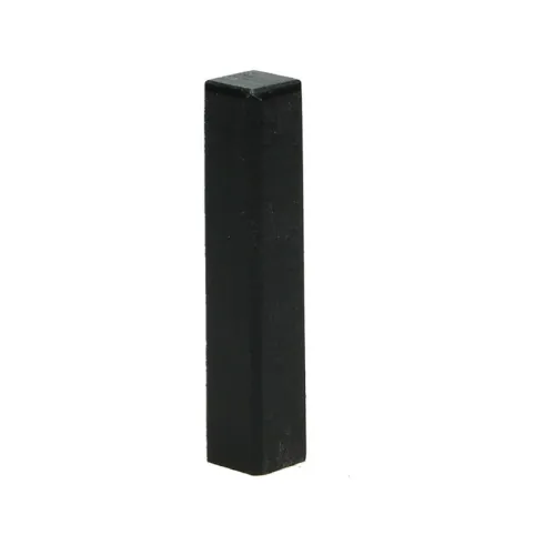 Snelle Levering Hoek/eindstuk t.b.v. MDF plint 70x12 zwart RAL9005
