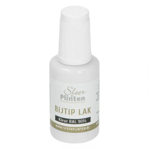 Sfeerplinten bij-tip-lak RAL9016 - 20ml Speciale Aanbieding