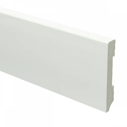 Watervaste kunststof Moderne plint 90x15 wit - lengte 240cm Hete Deal
