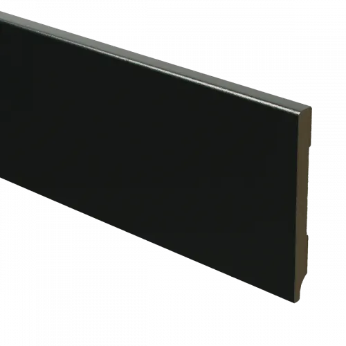 Korting MDF Moderne plint 90x9 voorgelakt RAL9005 - lengte 240cm