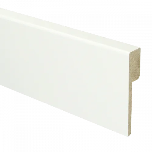 Korting MDF Renovatieplint modern 90x18 voorgelakt RAL9016 - lengte 240cm