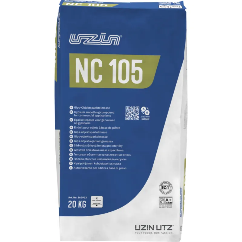 Betrouwbaar UZIN-NC 105 Zelfvloeiende Gipsegalisatie 20kg