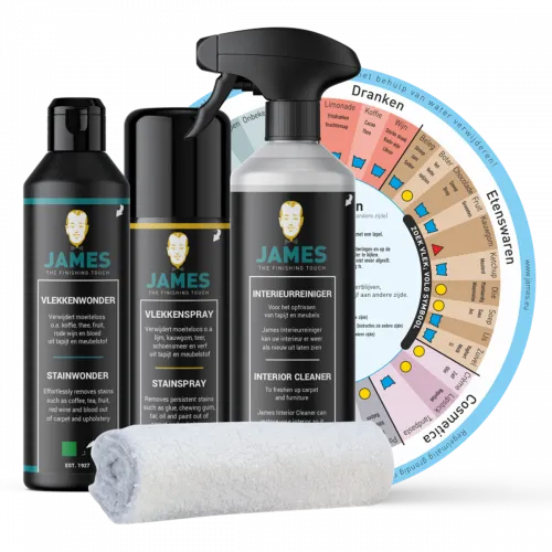 Tijdelijk Beschikbaar James productenset textiel (5-delig)