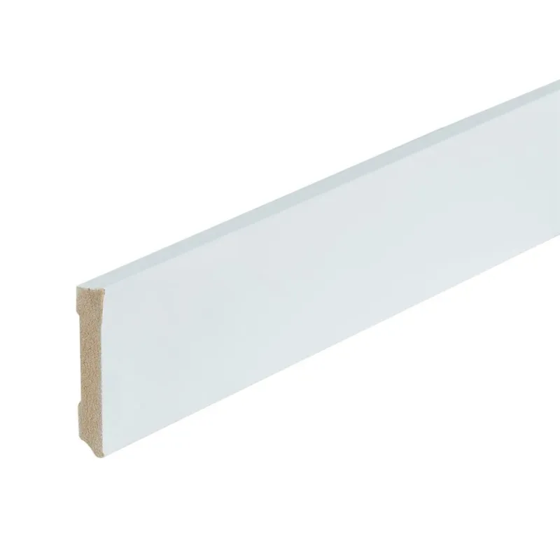 Gegronde plint 70x12 - Amsterdam wit Superprijs
