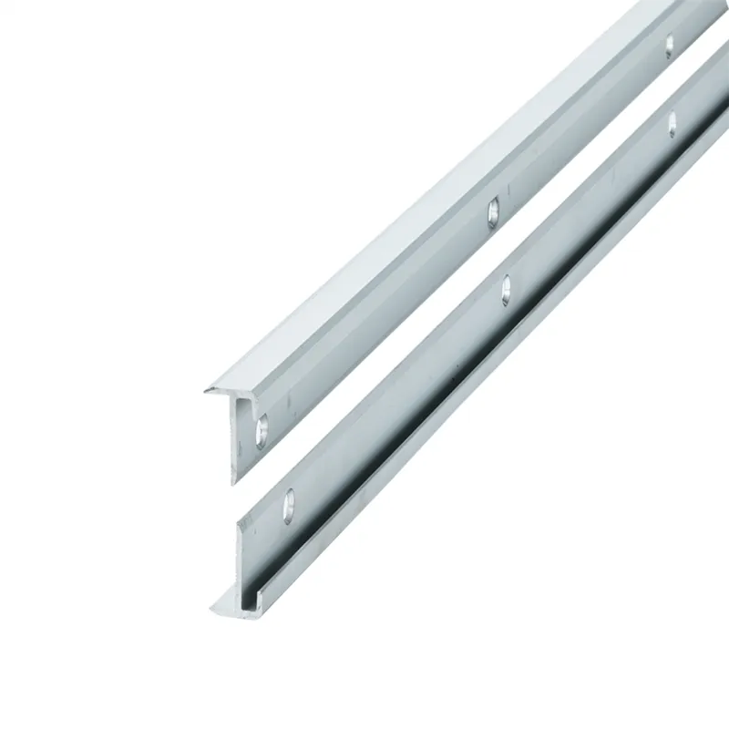 Co-pro - Trapprofiel PVC Zilver Achterzijde onder- en bovenprofiel van 11x20mm - lengte 270cm Direct Beschikbaar