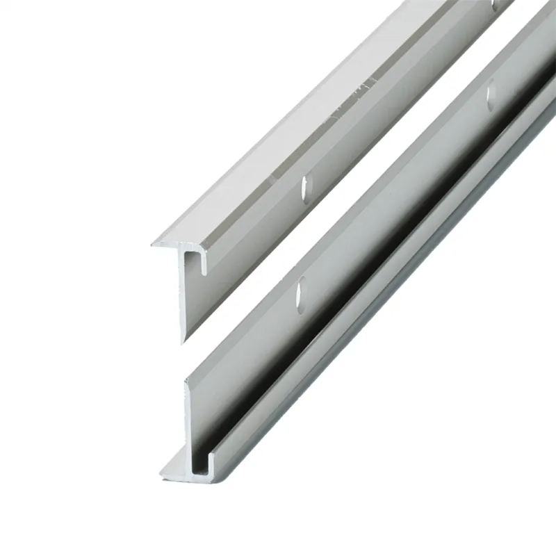 Populair Co-pro - Trapprofiel PVC RVS Achterzijde onder- en bovenprofiel van 11x20mm - lengte 270cm