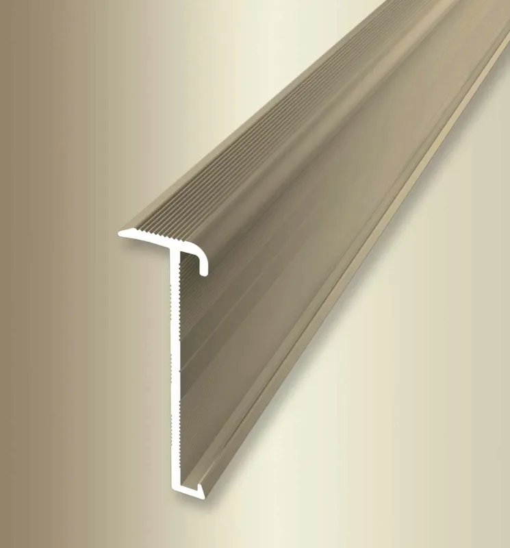 Küberit - Trapneusprofiel 845 Zand F9 14x43mm t.b.v. 2-3mm PVC - 300cm (goud kleurig) Veilige Betaling