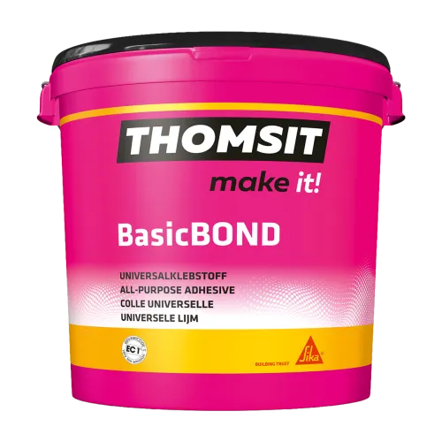 Gratis Retour Thomsit BasicBond Universele PVC dispersie lijm 12 kg