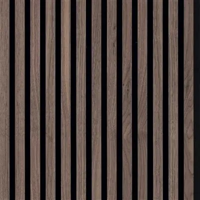 Premium Silentlines lattenwand walnoot - 2600x526x22mm