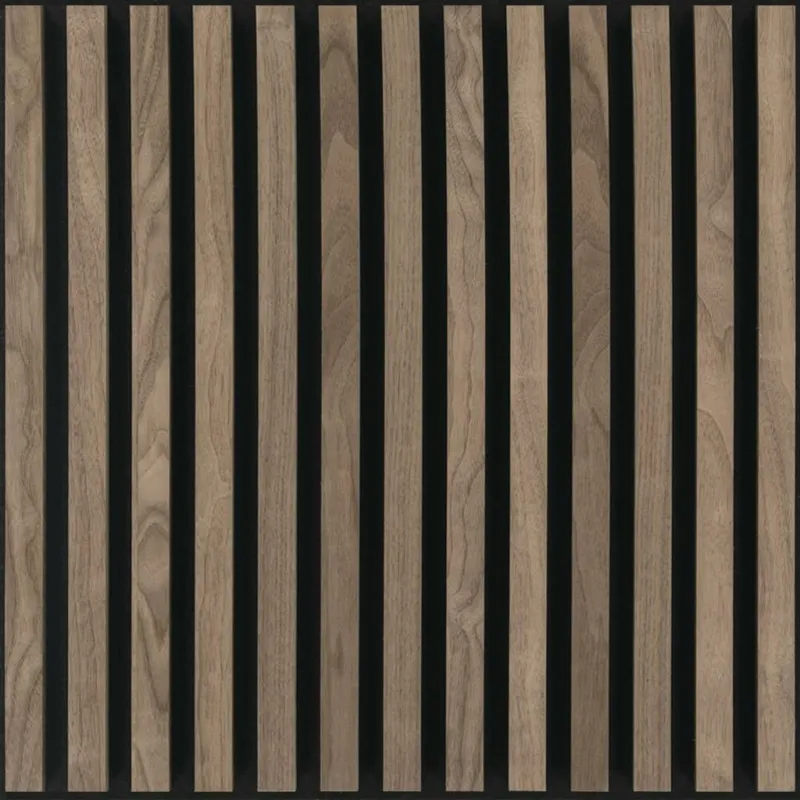 Bestseller Silentlines lattenwand tegel walnoot - 2 tegels van 553x553x22mm
