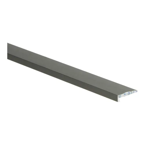 Koop Online Hoeklijnprofiel zelfklevend 4 mm tbv PVC klik RVS geborsteld - 3 mtr.