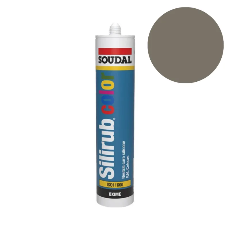 Soudal - Silirub Color Siliconenkit RAL 7006 300ml Rechtstreeks Van De Fabrikant