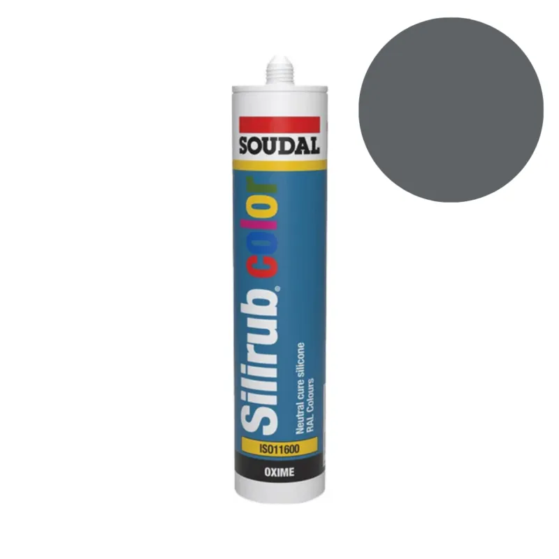 Nieuw Soudal - Silirub Color Siliconenkit RAL 7011 - 300ml