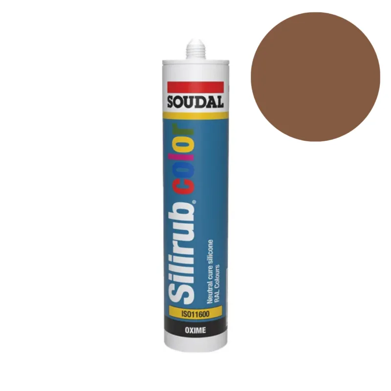 Populair Soudal - Siliconenkit RAL8003 kleibruin 300 ml