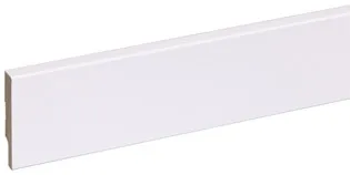 Stijlplint Grondlak model Blok 12x70mm - lengte 244cm Flitsaanbieding