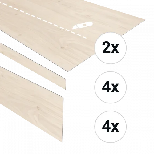 Douwes Dekker - PVC complete traptreden set Cheesecake 152,4cm (PVC) Betaalbaar