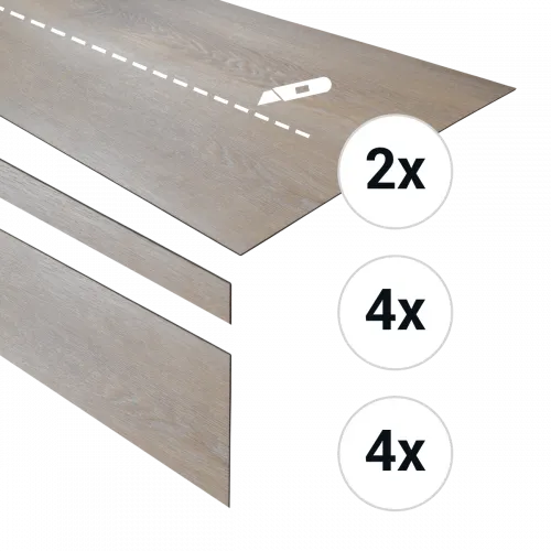 Merkproduct Douwes Dekker - PVC complete traptreden set Honing 152,4cm (PVC)