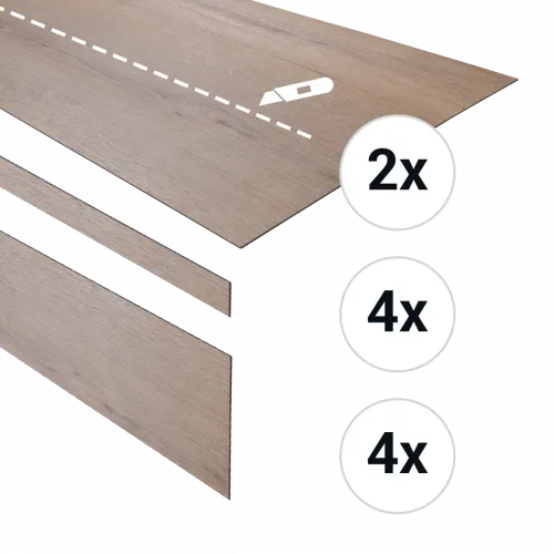 Betrouwbaar Douwes Dekker - PVC complete traptreden set Gemberkoek Ultramat