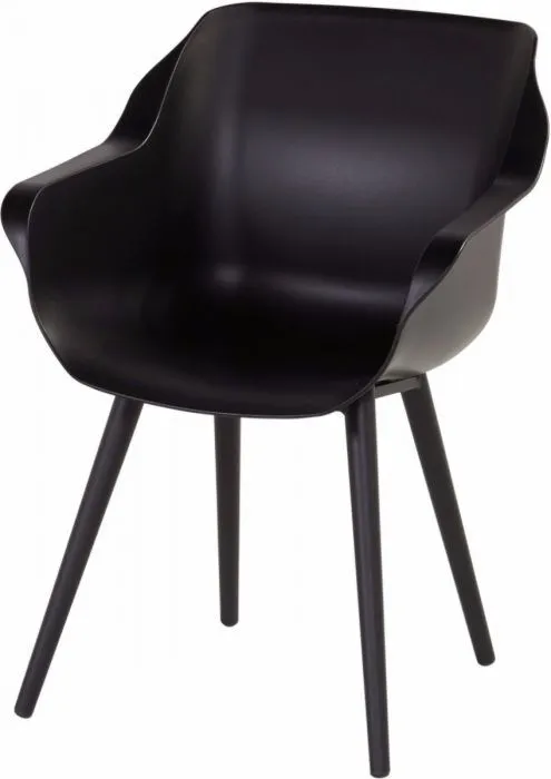 Hartman Sophie Studio tuin armstoel-Carbon Black Tijdelijk Beschikbaar