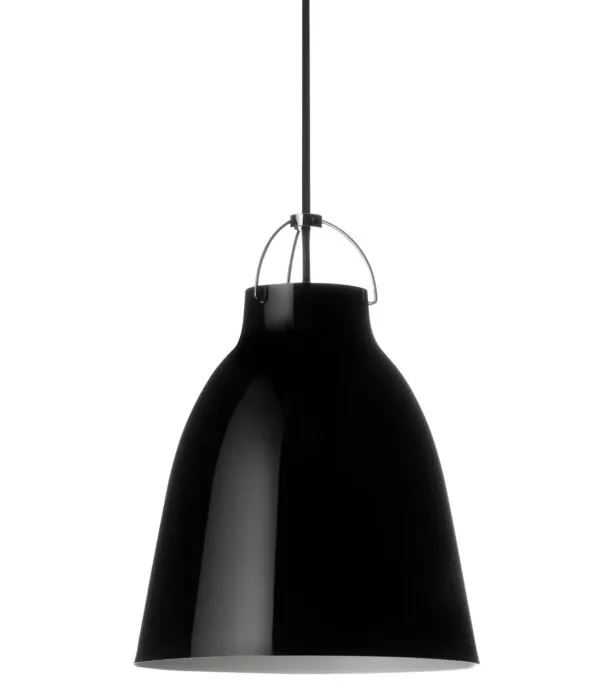 Op = Op Fritz Hansen Caravaggio P2 hanglamp-Zwart-zwart