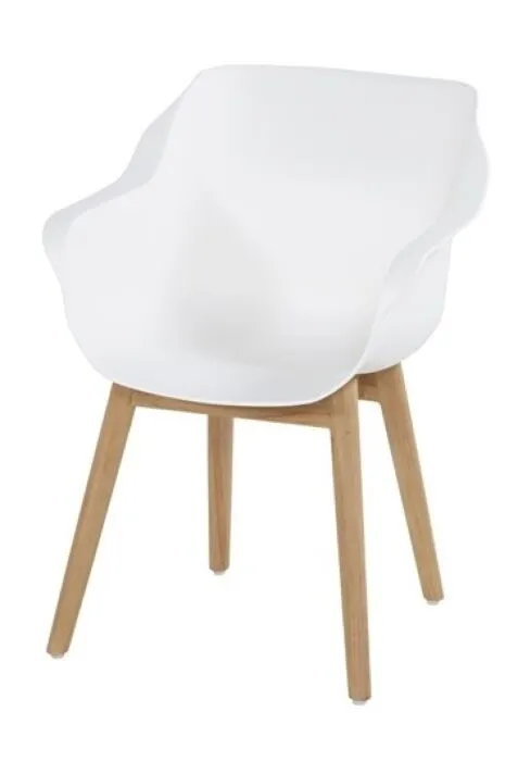 Hartman Sophie Studio Teak armstoel-Wit Superprijs