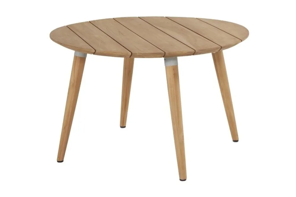 Hartman Sophie Studio Teak round tafel-Licht grijs Shop Nu