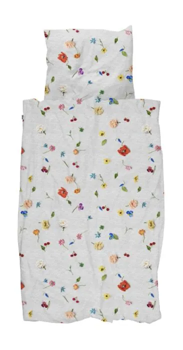 Bestel Nu Snurk Knitted Flowers dekbedovertrek-140x200/220 cm
