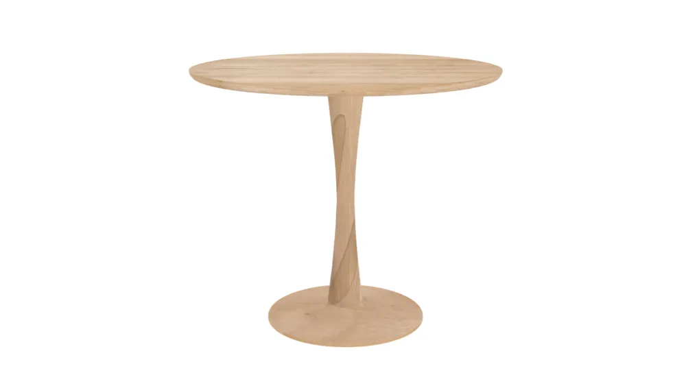 Favoriet Ethnicraft Torsion eiken eettafel-∅ 90 cm
