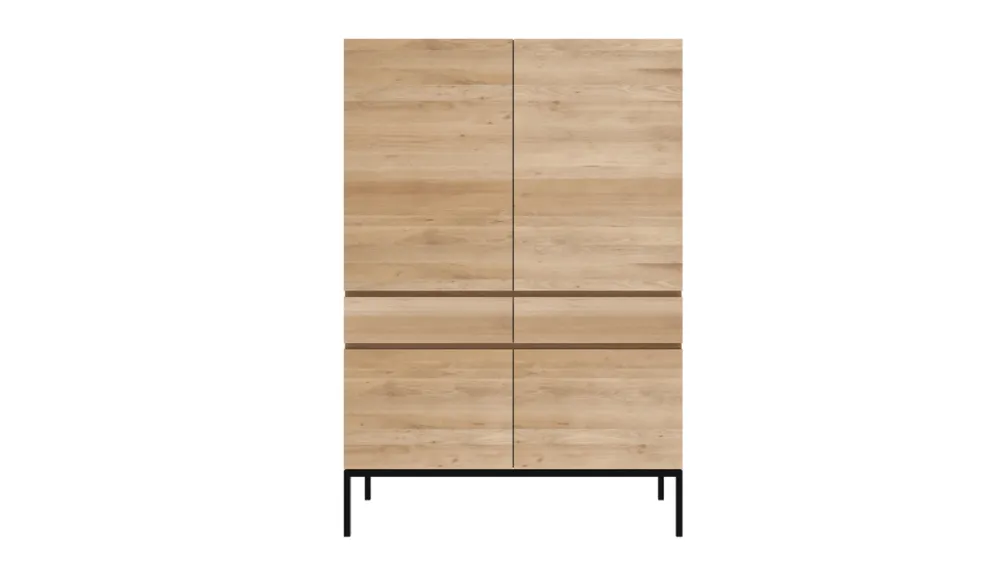 Ethnicraft Ligna eiken black opbergkast Favoriet