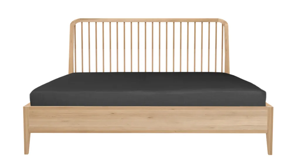 Gratis Retour Ethnicraft Spindle eiken bed-160x200 cm
