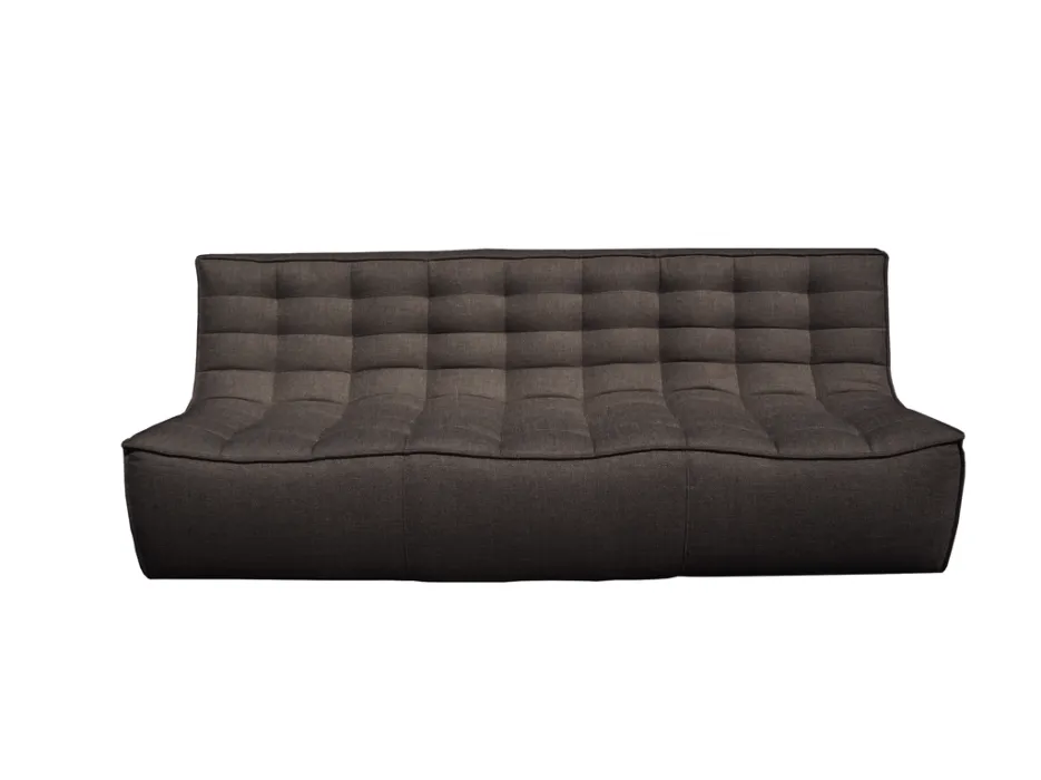 Ethnicraft N701 Sofa 3-zits bank-Donker grijs Meest Verkocht