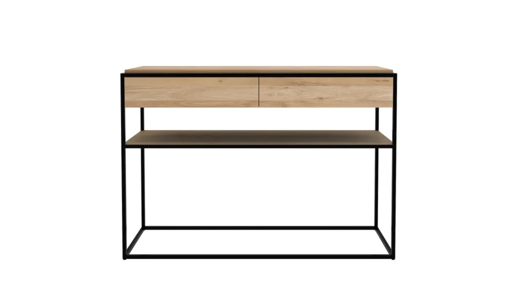 Beperkt Aanbod Ethnicraft Monolit Console dressoir-Zwart